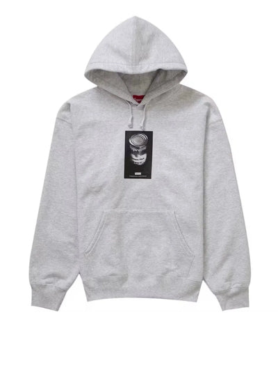 Supreme Hoodie 'Soupe en conserve' - Gris cendré