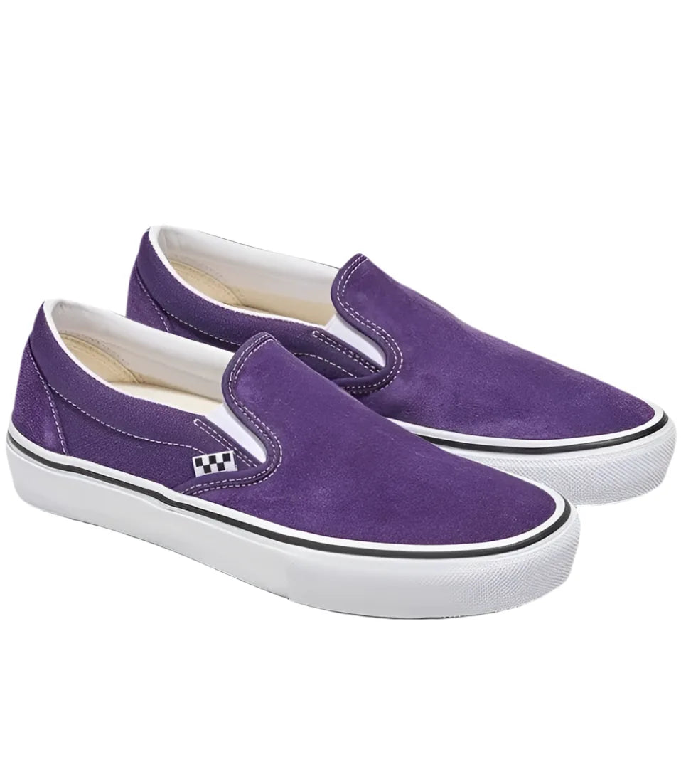 Chaussures Vans 'Skate Slip-On' - Mauve/Noir