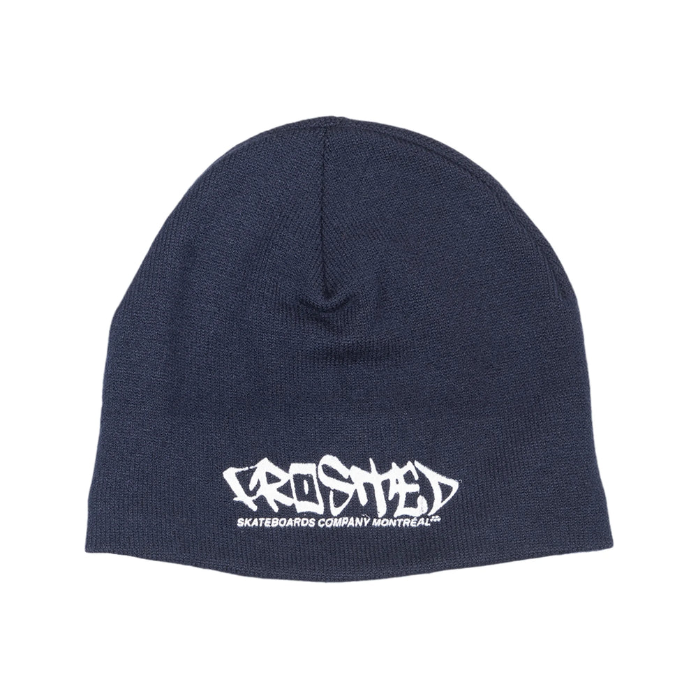Frosted Skateboards 'Sandbox Logo' Skully Beanie - Navy