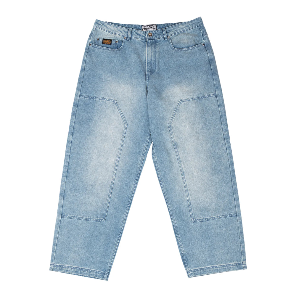 Jeans amples 'Carpenter' Frosted Skateboards - Bleu Coucher de Soleil