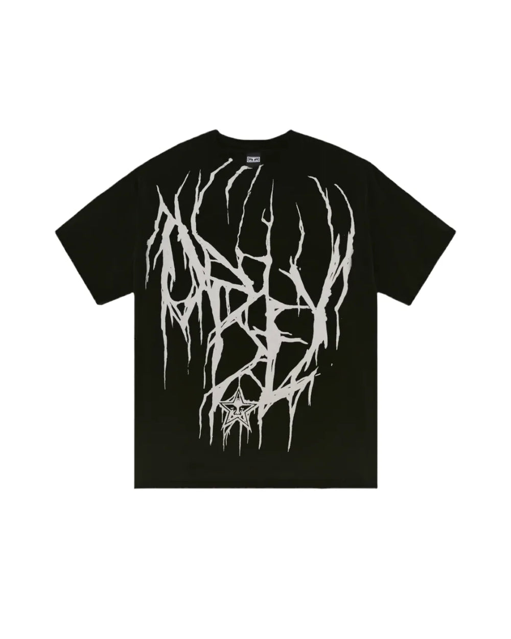 T-shirt ample Obey 'Death Metal' - Noir