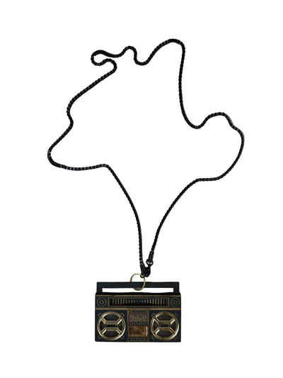 Collier "Boombox" Good Wood - Noir