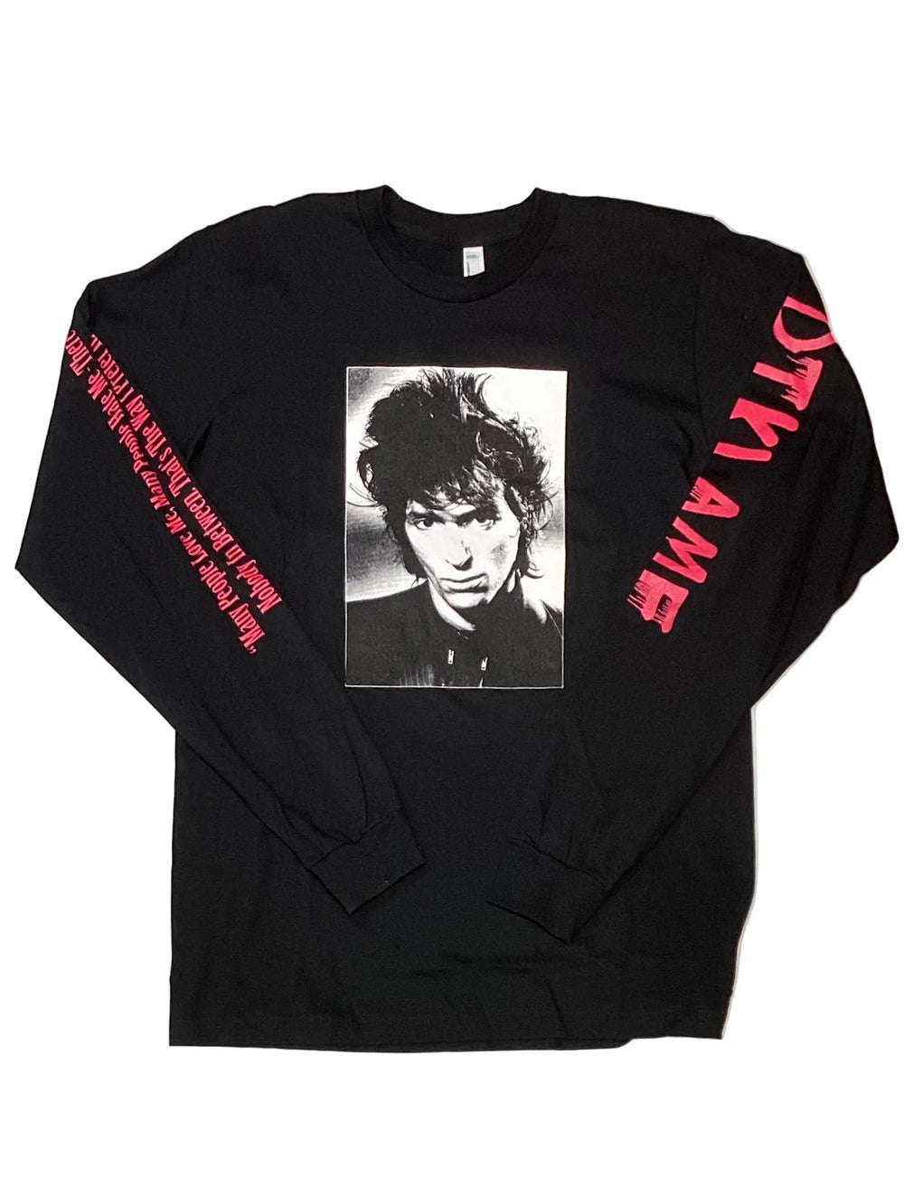 T-shirt à manches longues Jim Greco 'Johnny Thunder' - Noir