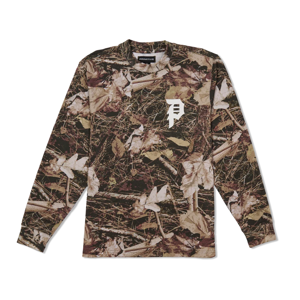 T-shirt à manches longues 'Dirty P' Primitive - Camo Real Tree