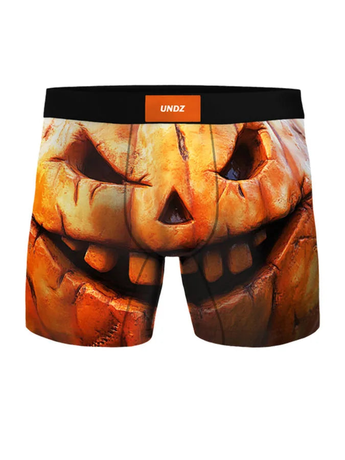 UNDZ Boxers Classiques pour Hommes - Citrouille