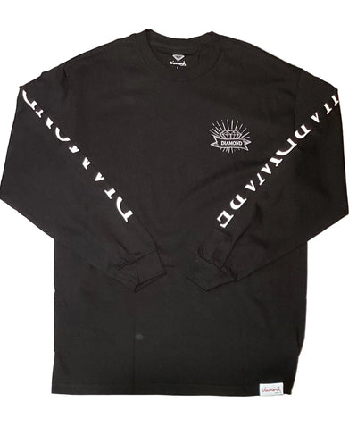 Diamond Supply Co. 'Ribon' L/S Tee - Black