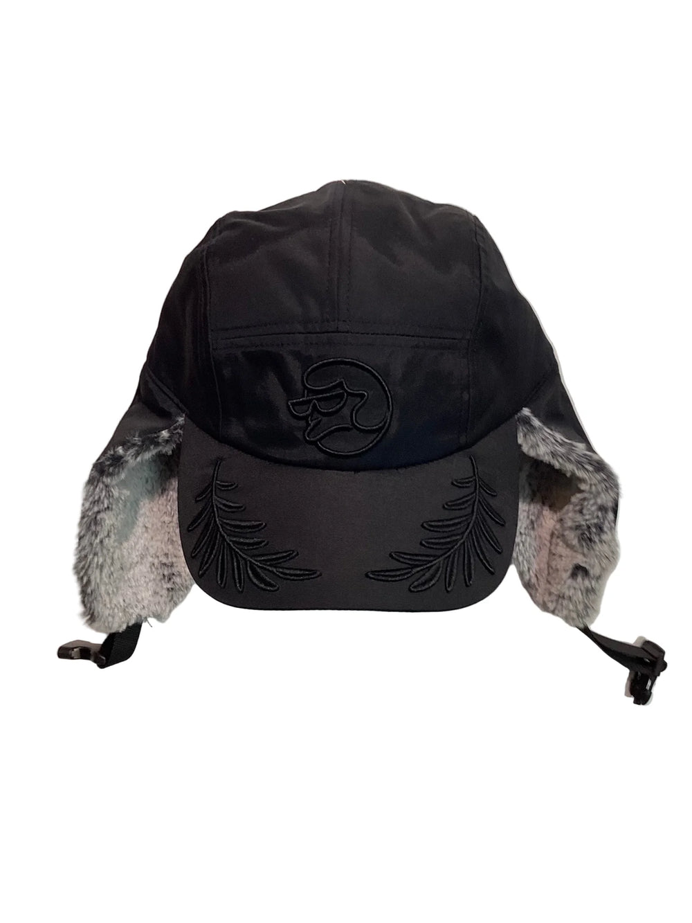 Classic Grip 'Helmet Fur' Ear Flaps Cap - Black
