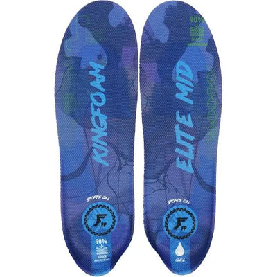 Semelles FP Insoles 'Kingfoam Elite Mid Sport' - Camo Bleu/Bleu Clair