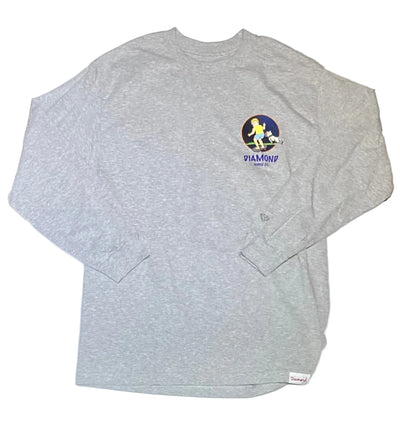 Diamond Supply Co. 'Bite' L/S Tee - Grey