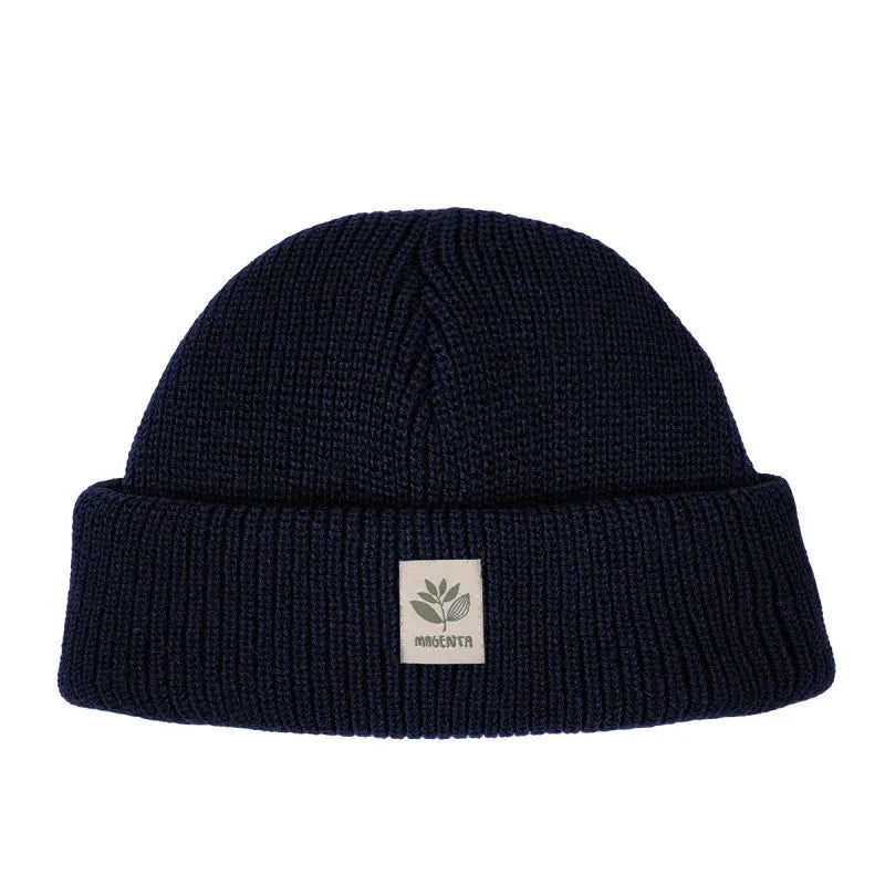 Tuque "Fam" Magenta - Bleu Marine Français