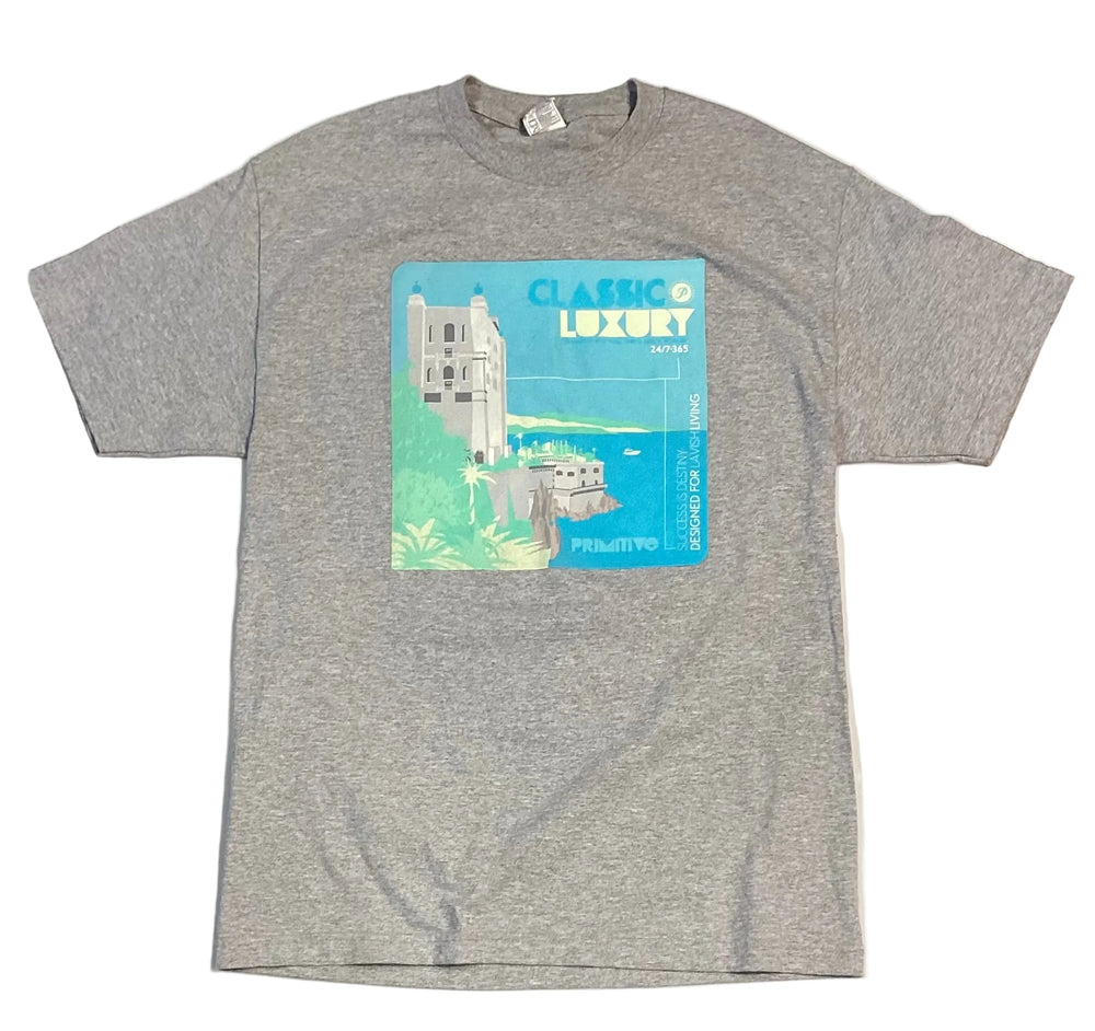 T-shirt « Luxe » Primitif - Gris