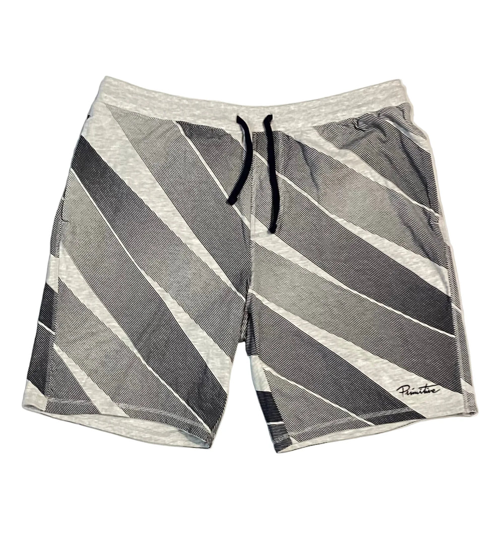 Shorts 'Lines' Primitif - Gris