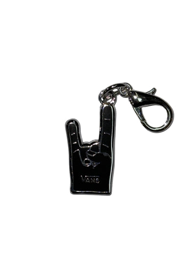 Porte-clés Vans 'Rock On' Petit Modèle - Argent/Noir