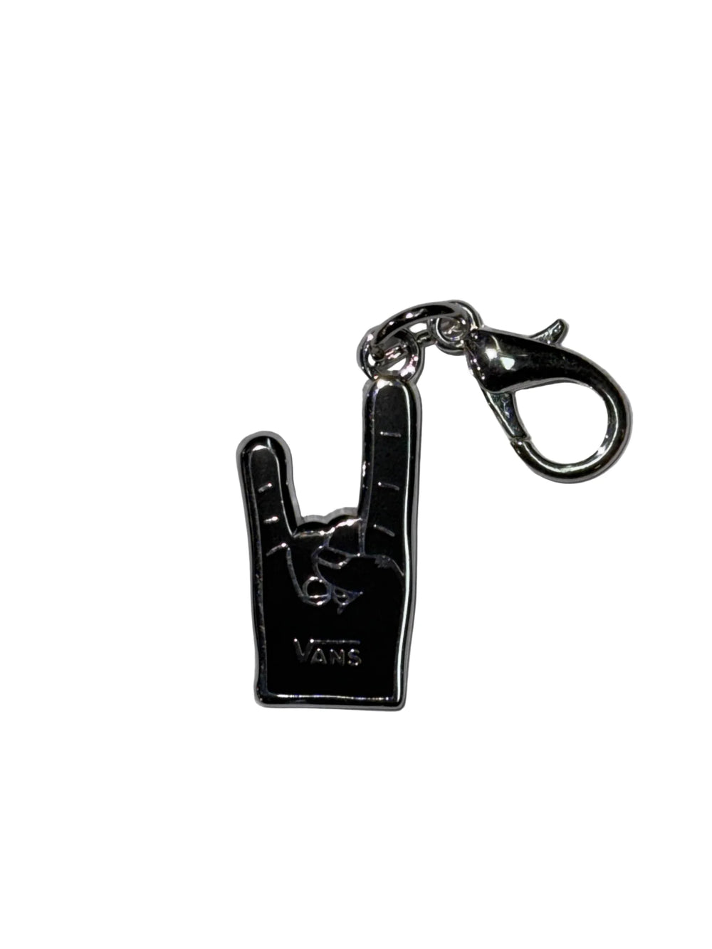 Vans 'Rock On' Small Keychain - Silver/Black