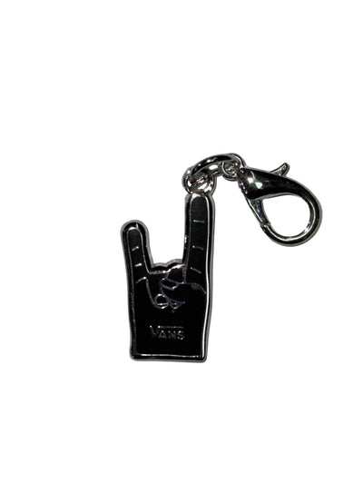 Vans 'Rock On' Small Keychain - Silver/Black