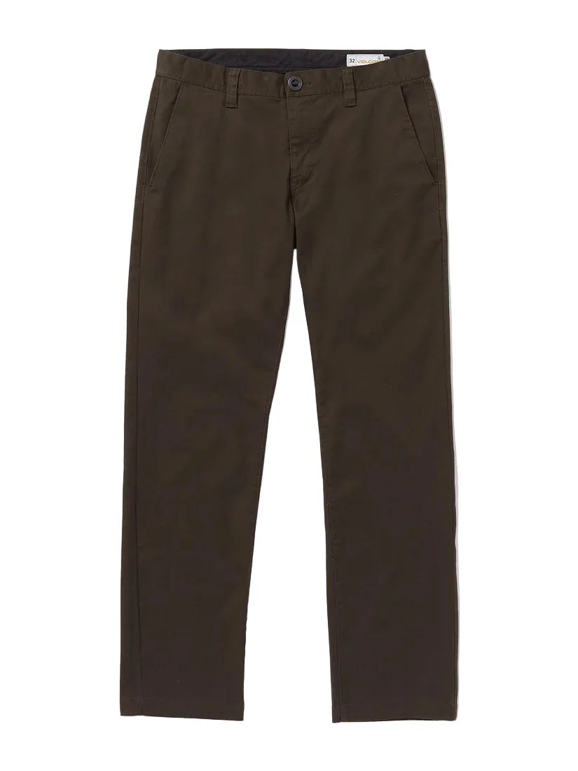 Pantalons chino extensibles 'Frickin' Modern' Volcom - Brun foncé (ENFANTS)