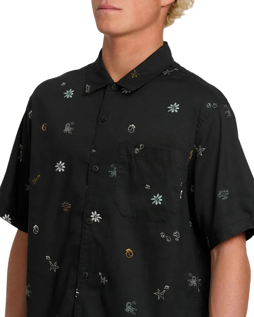 Quiksilver 'Beach Club Casual' Chemise - Noir