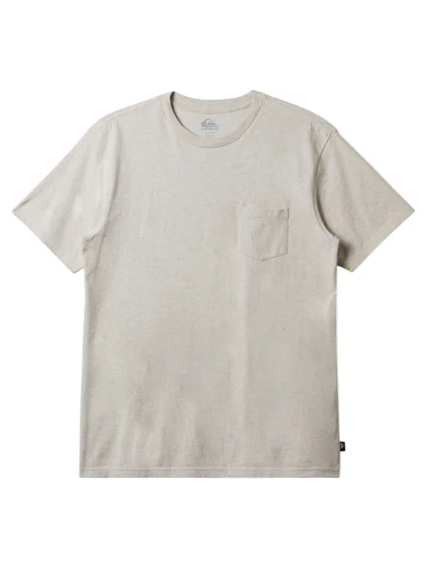 Quiksilver T-shirt à poche 'Salt Water' - Gris Athlétique