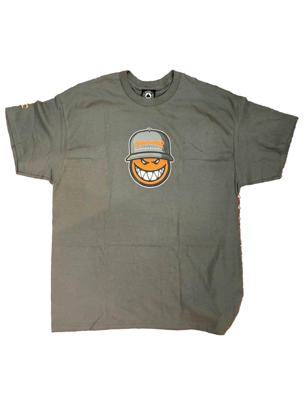 Thrasher x Spitfire 'SF Loc' Tee - Sport Grey