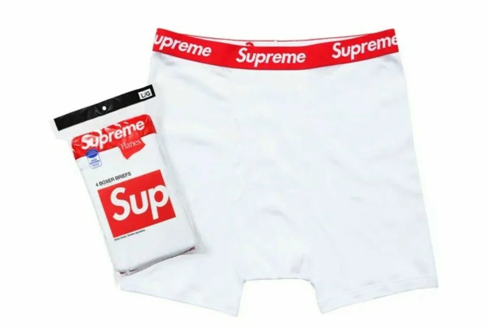 Supreme x Hanes Boxers-briefs - Blanc