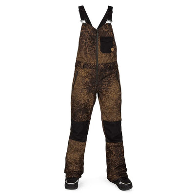 Volcom 'Swift' BIB Overall - Leopard (Women’s)
