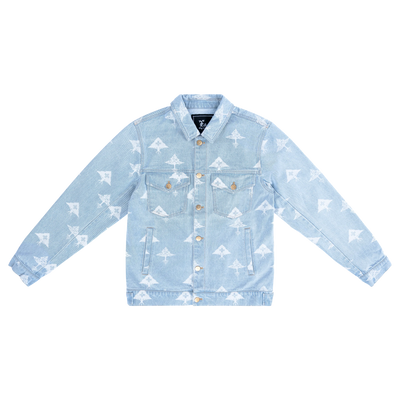 Gilet en denim LRG 'Two Tree 4 Seven' - Bleu denim