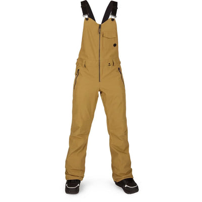 Volcom 'Swift' BIB Overall - Burnt Khaki (Women’s)