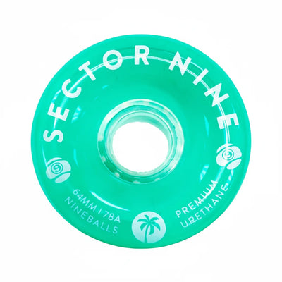 Roues Sector 9 'Nineballs' 78A 64MM - Vert
