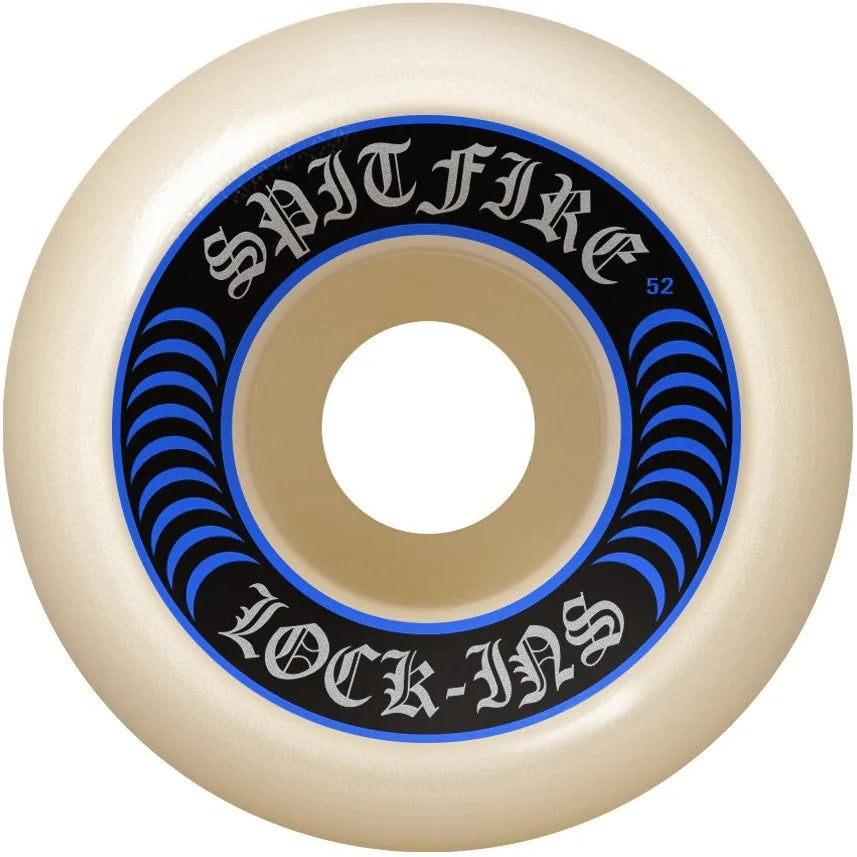 Roues Spitfire 'Formula Four Lock-Ins' 99A 53mm - Bleu