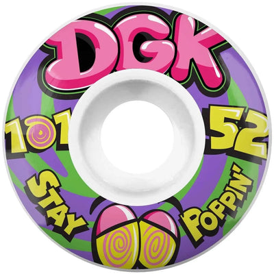Roues DGK 'Stay Poppin Street Formula' 101A 52mm - Mauve