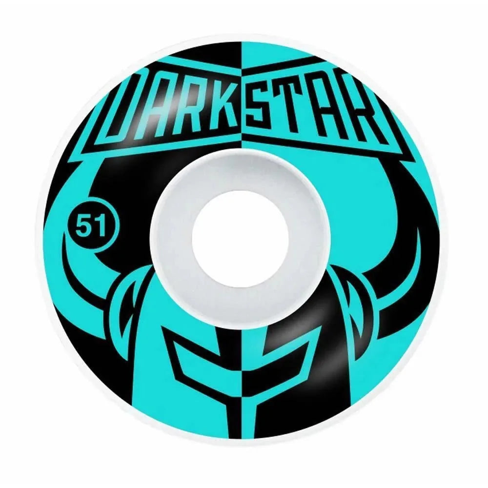 Roues Darkstar 'Divide' 99A 51mm - Aqua/Noir