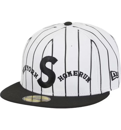 Casquette ajustée 'S Logo' Supreme x Homerun x New Era - Blanc