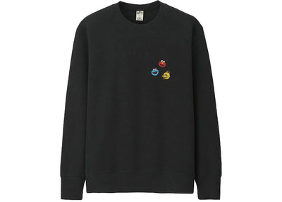 KAWS x Uniqlo x Sesame Street 'Tête d'Oiseau B'Chandail - Noir (Taille Asiatique)