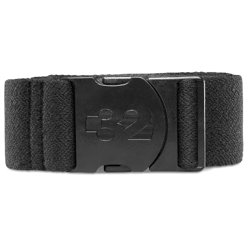 ThirtyTwo 'Cut-Out' Elastic Belt - Black