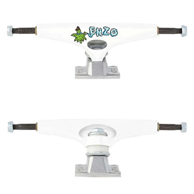 Camions Krux 'K5 Pro Enzo Cautela' Down-Low Kingpin - Blanc