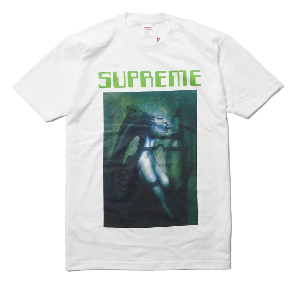 Tee Supreme 'H.R Giger Alien' - Blanc