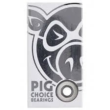 Roulements de skateboard 'Select' de Pig Wheels - Blanc