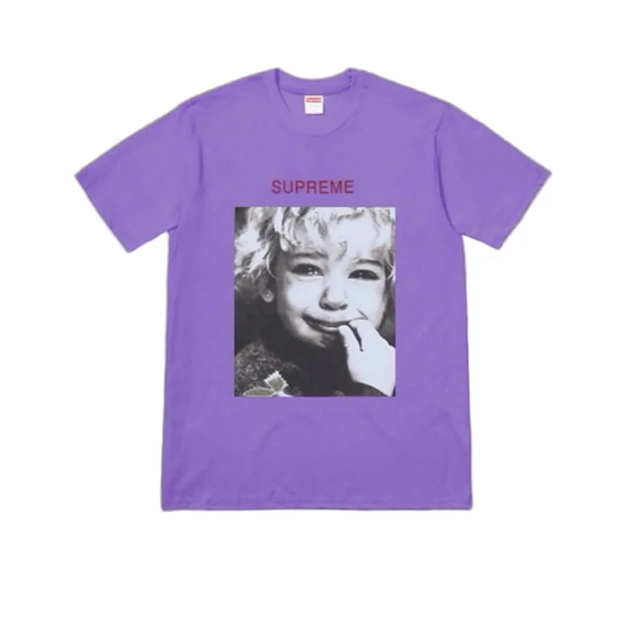Tee « Crybaby » Supreme - Mauve