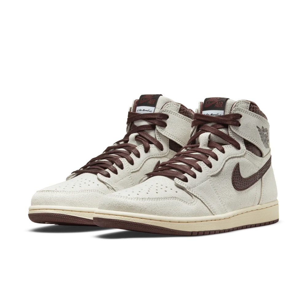 Chaussures Nike x A Ma Maniére 'Air Jordan 1' - Sail/Burgundy