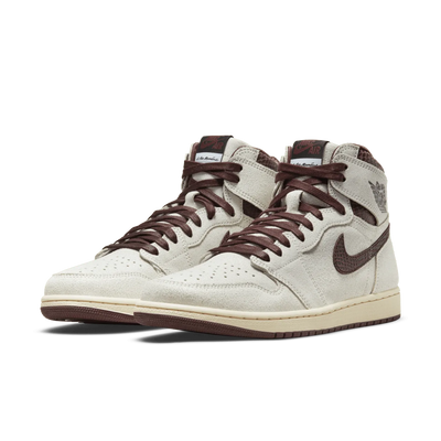 Nike x A Ma Maniére 'Air Jordan 1' Shoes - Sail/Burgundy