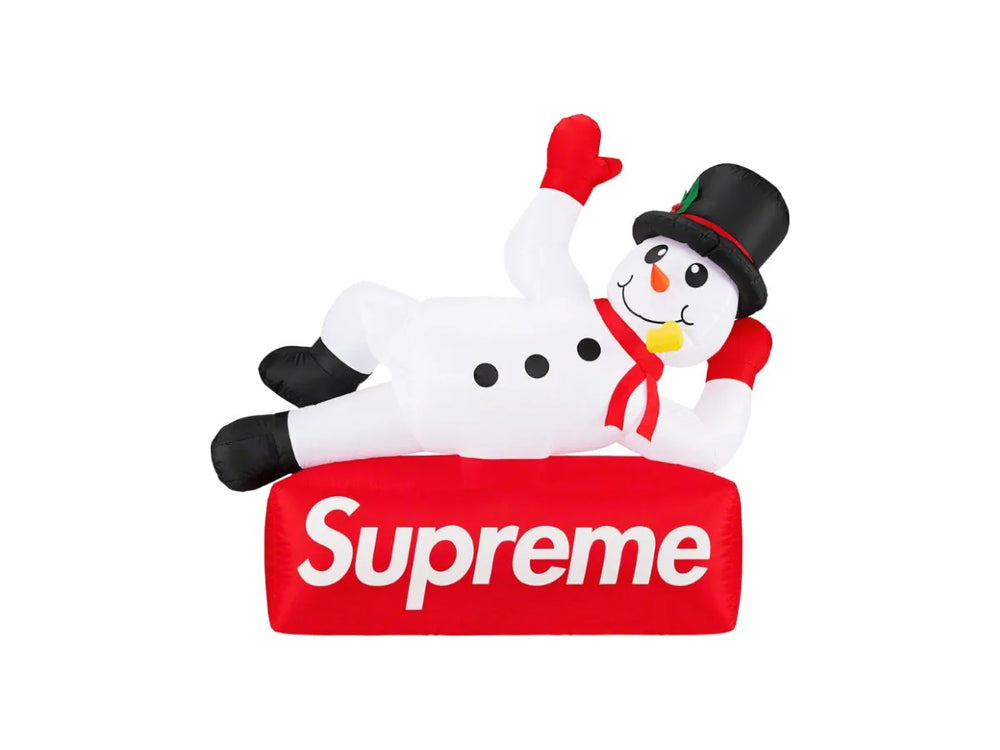 Bonhomme de neige gonflable suprême - Blanc