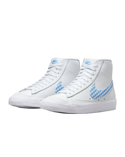 Chaussures Nike 'Blazer Mid 77' - Blanc/Bleu universitaire