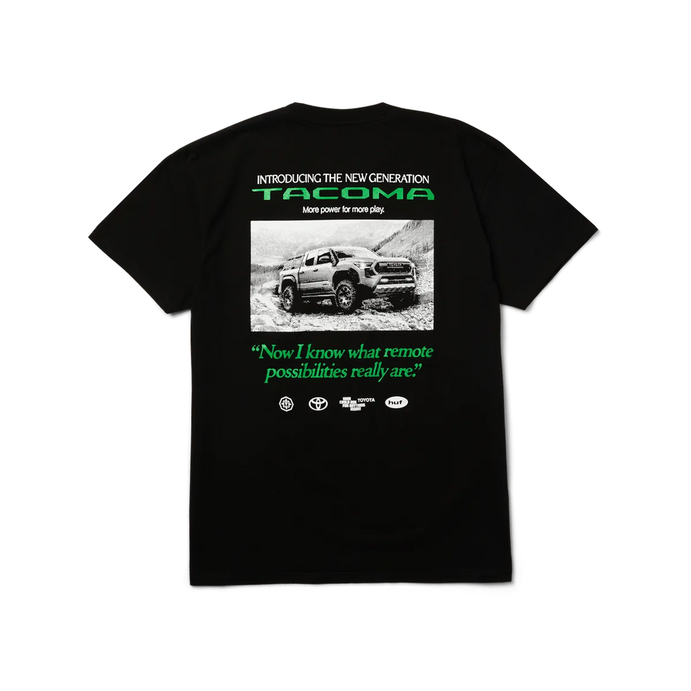 T-shirt HUF x Toyota Trailhunter 'Nouvelles Générations' - Noir
