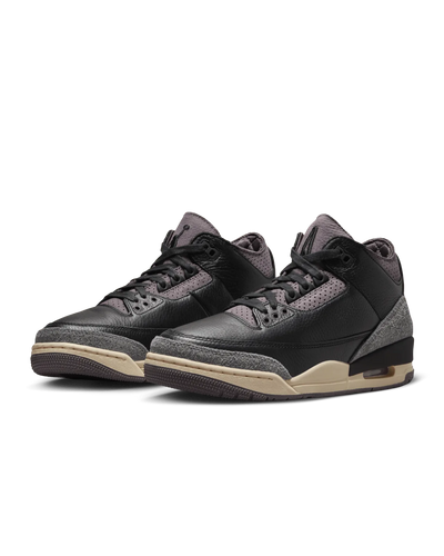 Nike x A Ma Maniére 'Air Jordan 3' Shoes - Black/Flat Pewter