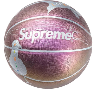 Ballon de basketball Supreme x Bernadette Corporation x Spalding - Mauve