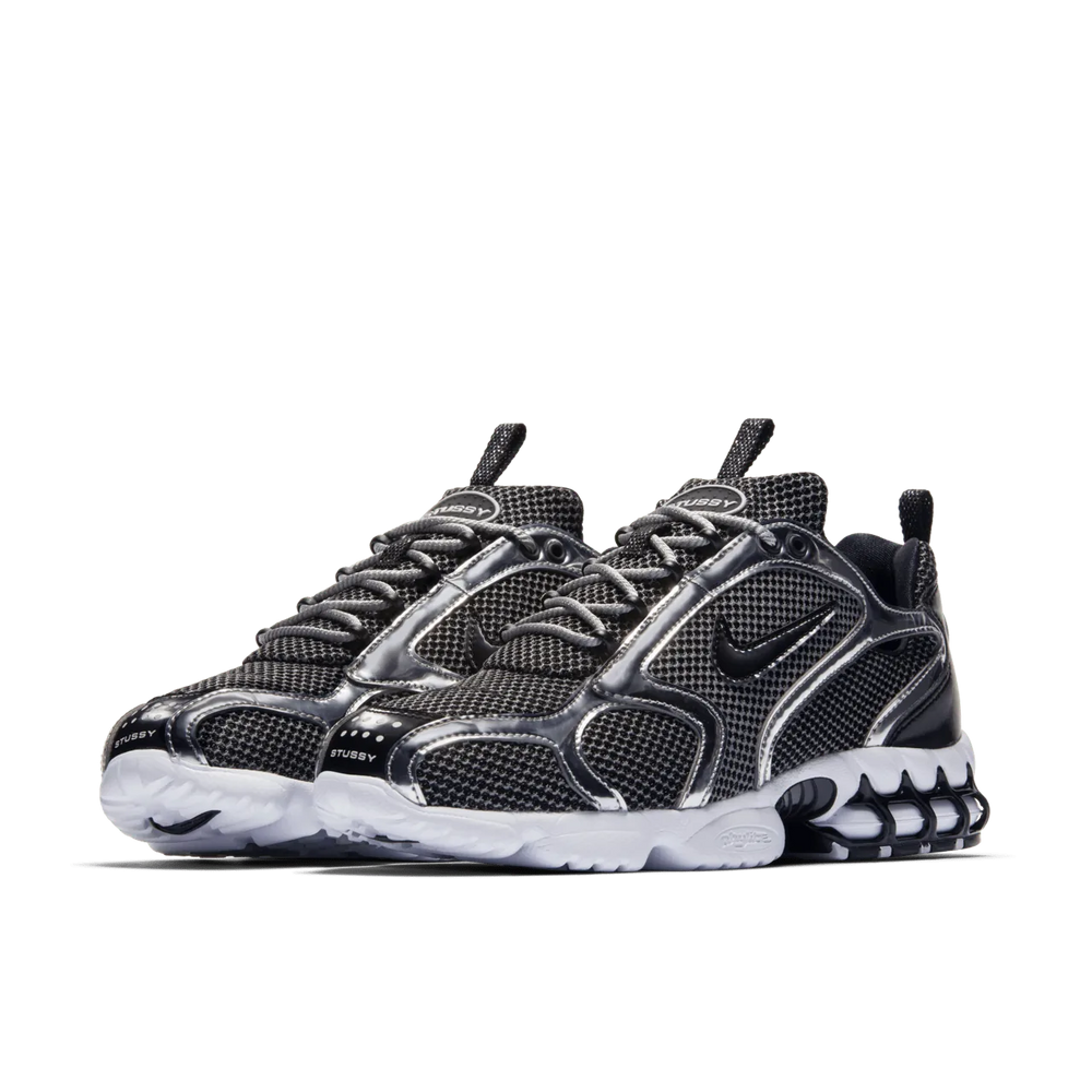 Nike x Stüssy 'Air Zoom Spiridon Cage 2' Shoes - Pure Platinum