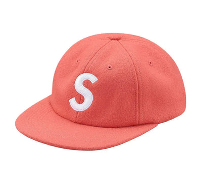 Casquette Supreme 'S Logo' en laine 6 panneaux - Pin foncé