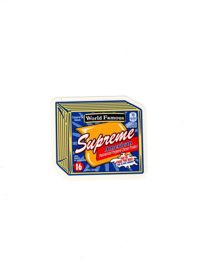 Autocollant Supreme 'Cheese' - Multi