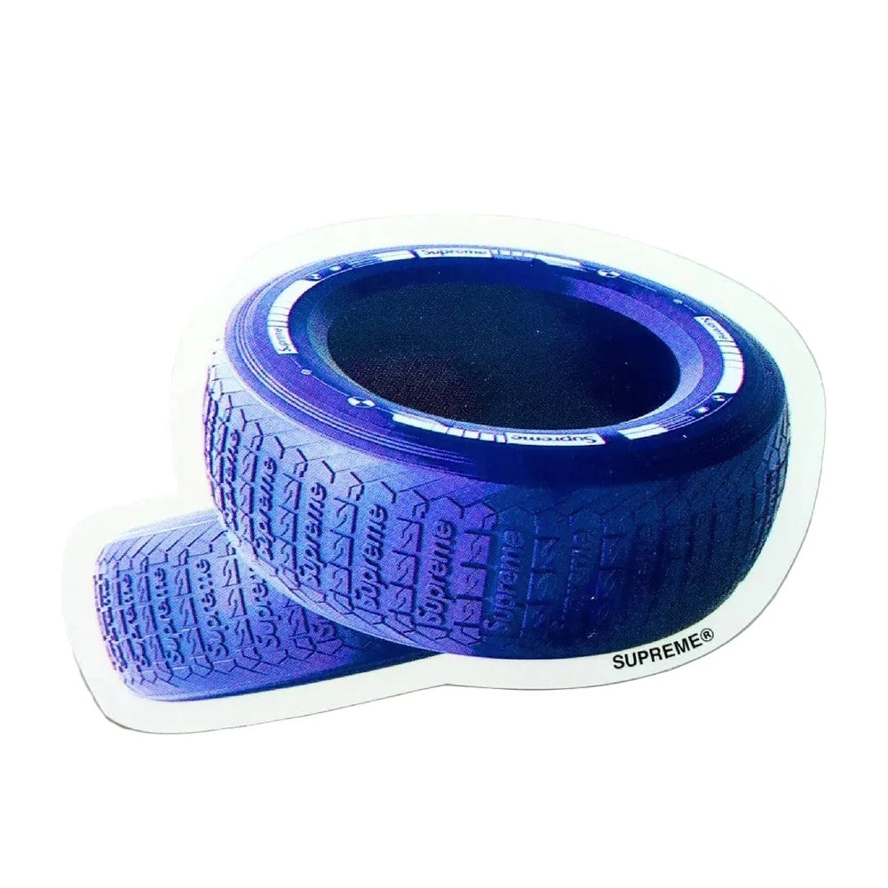 Autocollant 'Tire' Supreme - Bleu
