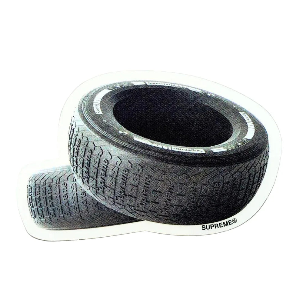 Autocollant 'Tire' Supreme - Noir